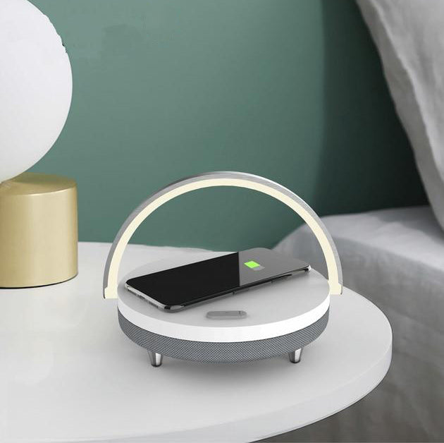 Avtoit | 3-in-1 LED Lamp, Bluetooth Speaker & Wireless Charger | Smart Desk Light