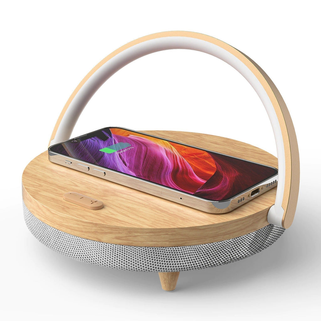 Avtoit | 3-in-1 LED Lamp, Bluetooth Speaker & Wireless Charger | Smart Desk Light