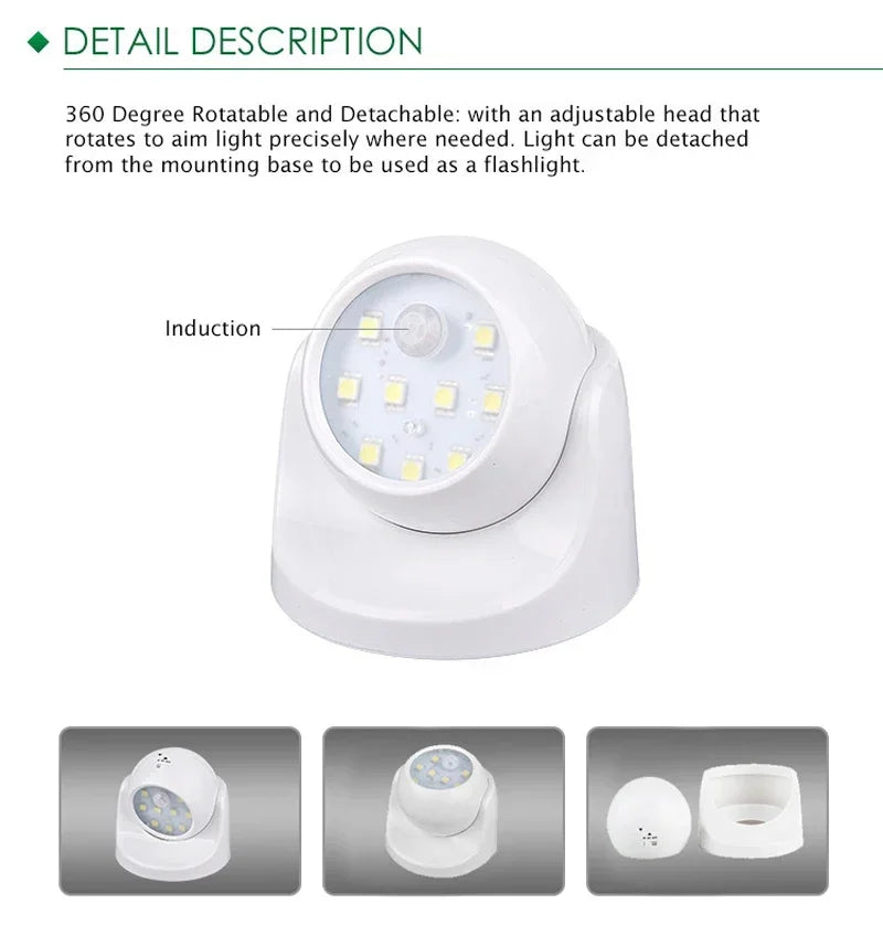 Avtoit | Wireless LED Spotlight - BrightGuard