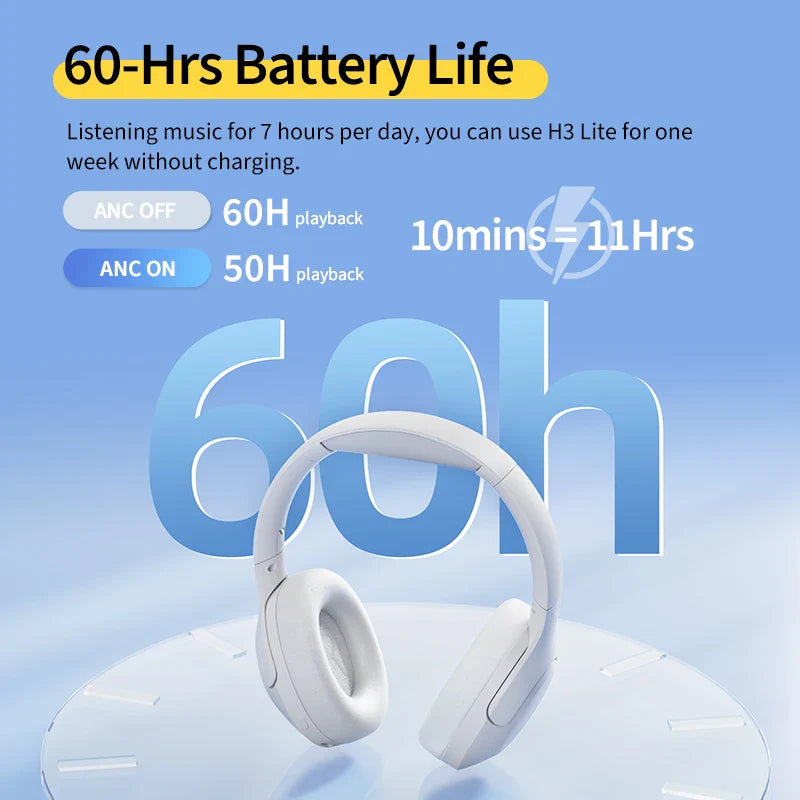 Avtoit | Wireless Over-Ear Headphones with Hybrid ANC, 40mm Driver & 60h Battery Life – SoundNova