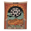 Avtoit | "The Moon" Tarot Colored Tapestry