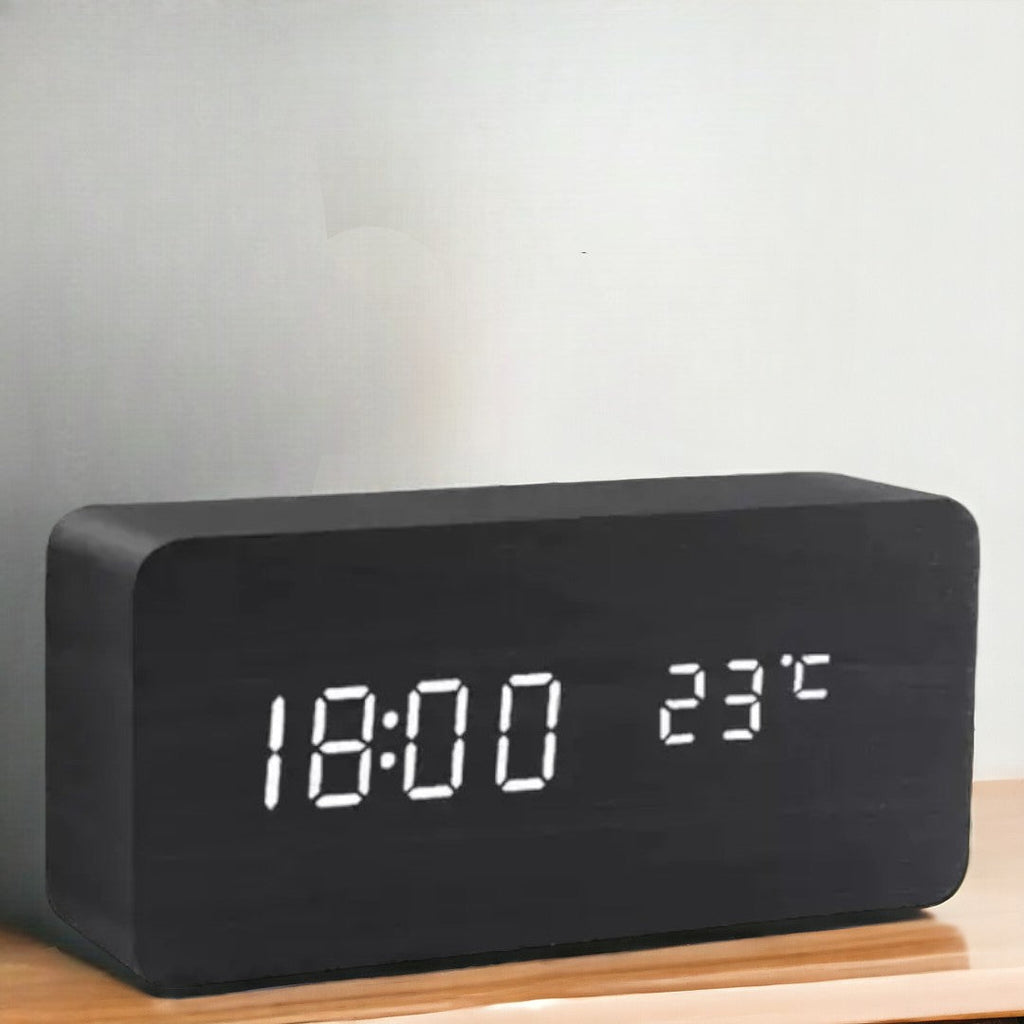 Avtoit | Wooden LED Clock with Voice Control - EcoClock