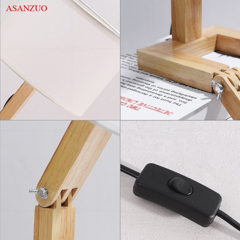 Avtoit | Wood Boy Shape LED Desk Lamp Desk Ornament