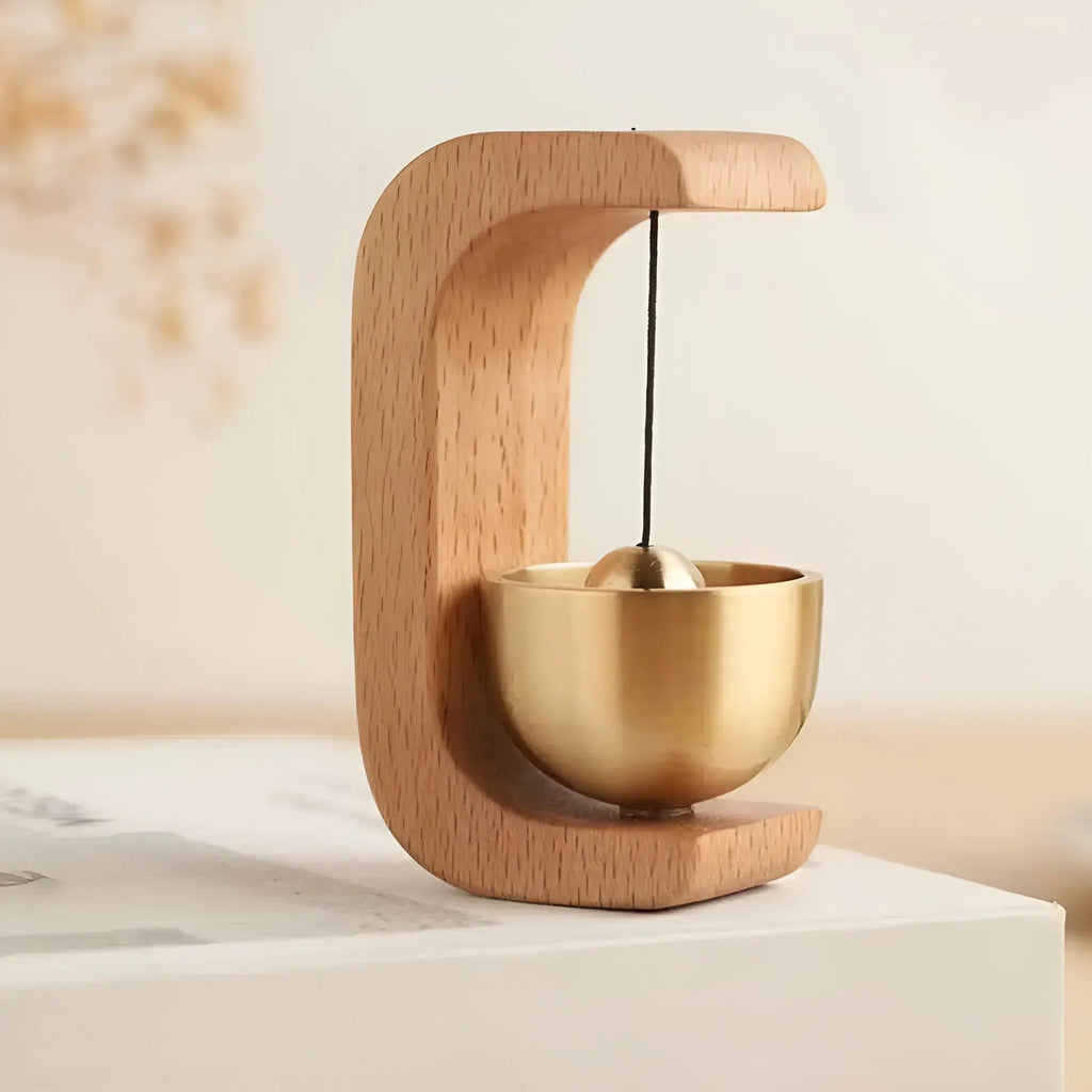 Avtoit | Door bells - Melodic - Decorative wood - Japanese style - Singing bowl bell