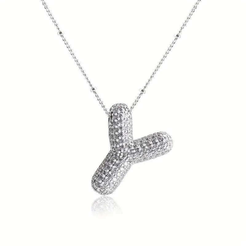 Avtoit | Alphabet-Diamond-Pendant-Necklace