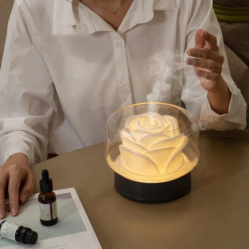 Avtoit | Aromatherapy Air Humidifier – Elegant Ultrasonic Diffuser with LED & Essential Oil Function
