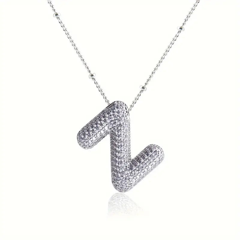 Avtoit | Alphabet-Diamond-Pendant-Necklace
