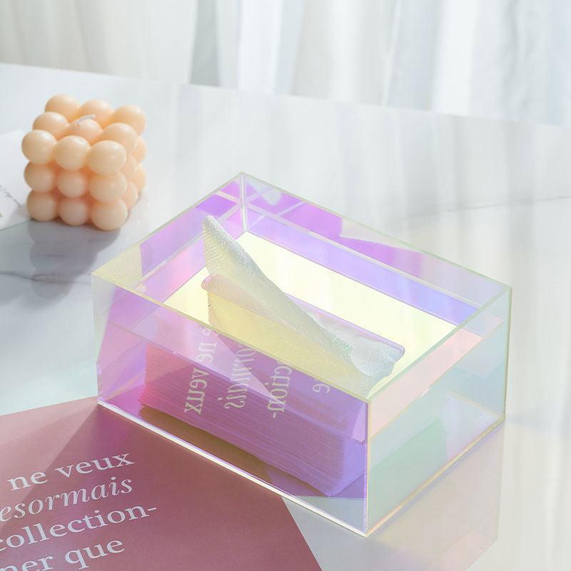Avtoit | Iridescent Acrylic Tissue Box